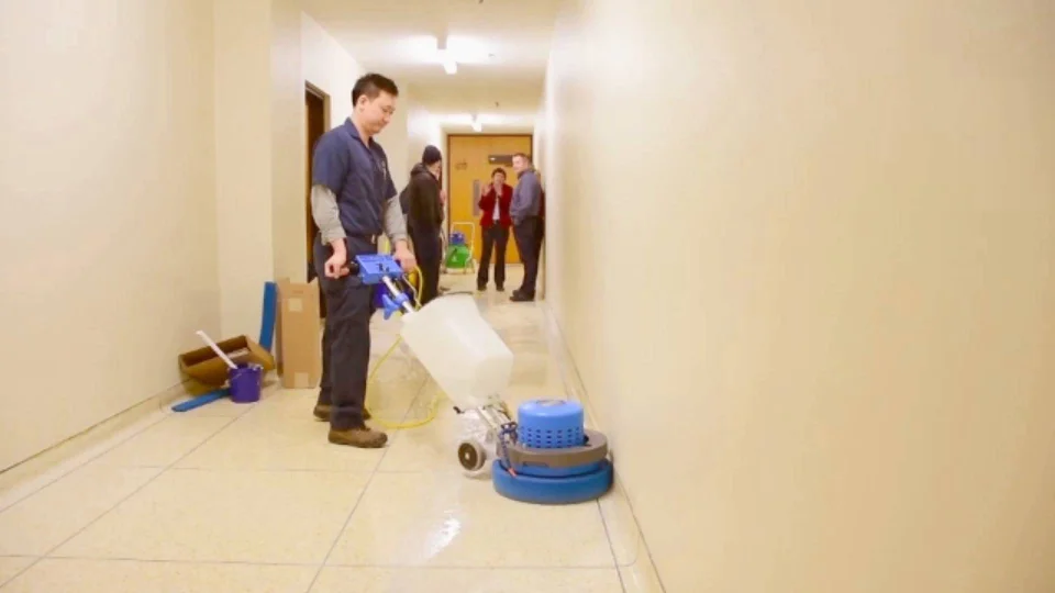 Centaur Baseboard Cleaning, Scrubbing and Stripping Machine