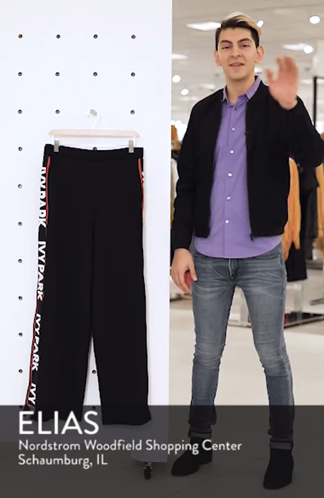 IVY PARK® Flatknit Wide Leg Trousers Nordstrom