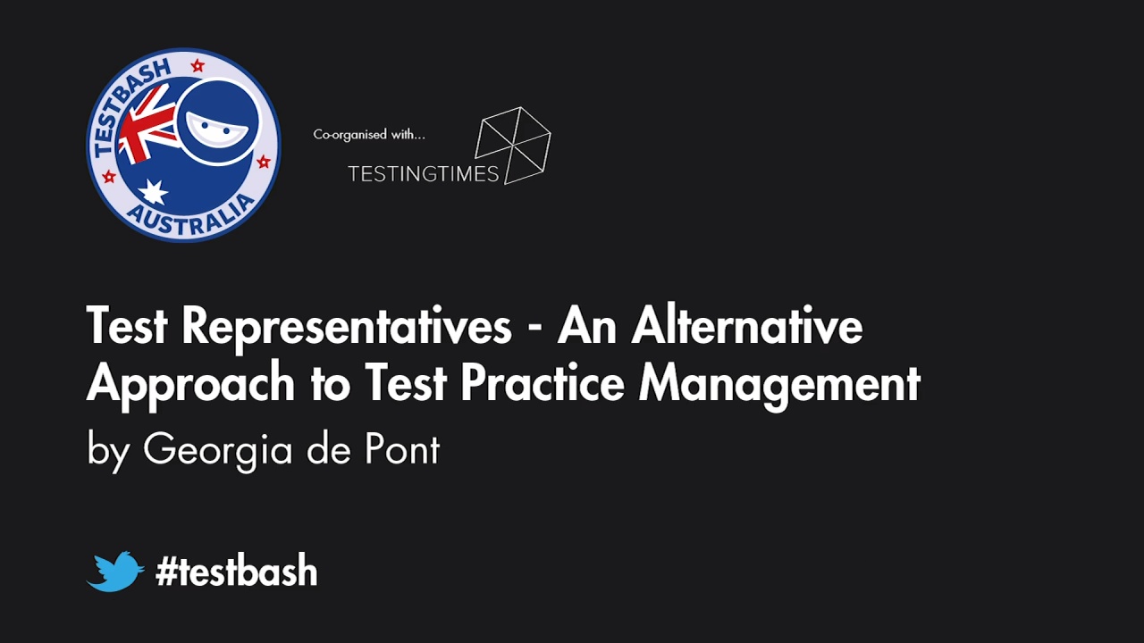 Test Representatives: An Alternative Approach to Test Practice Management - Georgia de Pont image