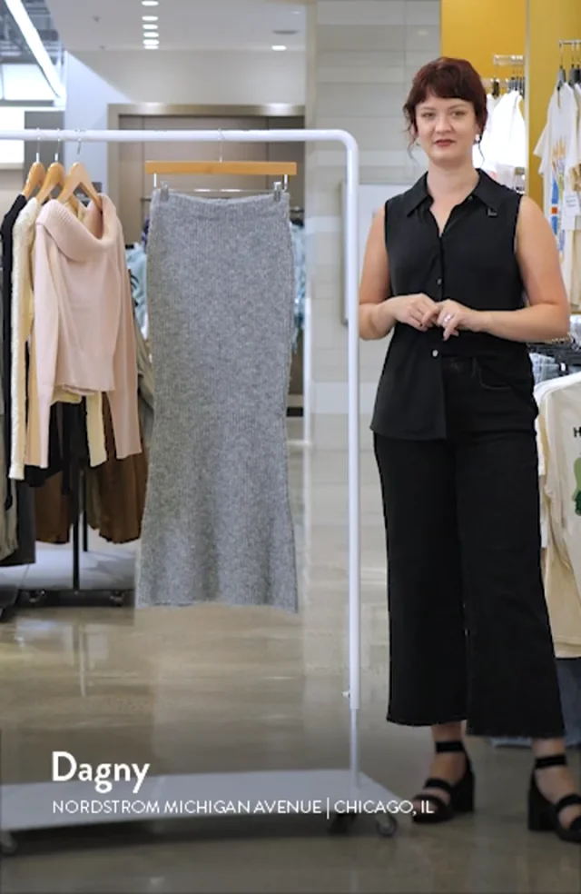 Endless Rose Fuzzy Mermaid Maxi Skirt Nordstrom