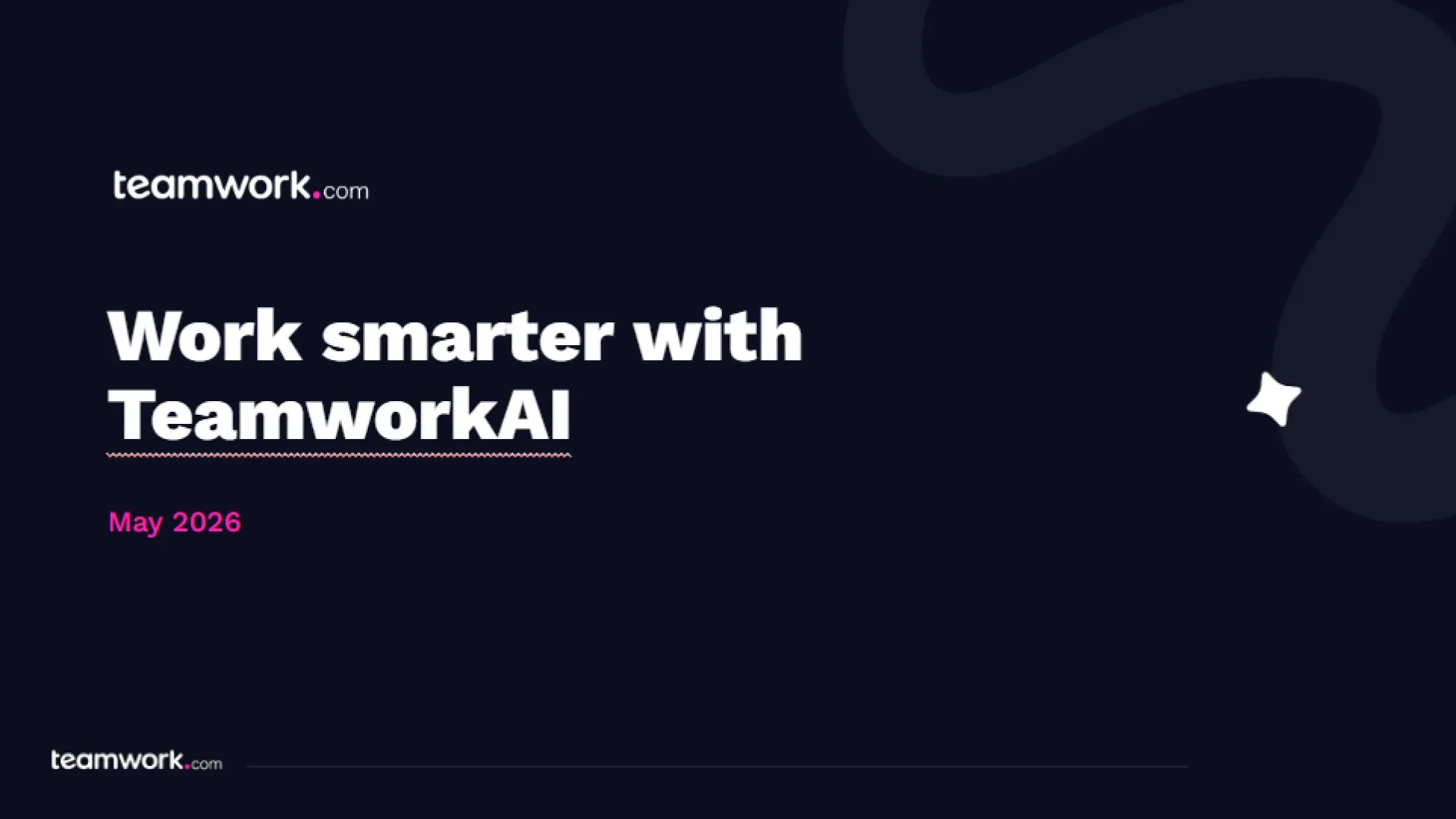 Thumbnail image for the video: Work smarter with TeamworkAI