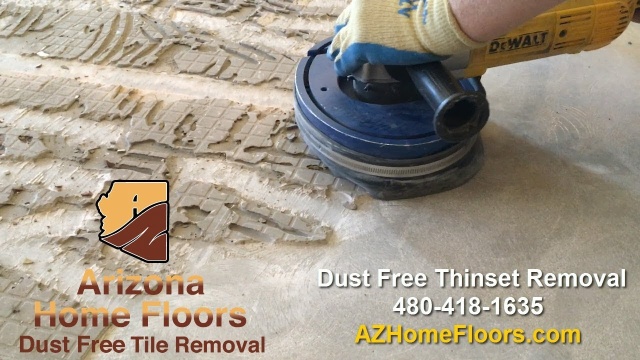 How To Remove Thinset Dust Free The, How Much Does Floor Tile Removal Cost To Install