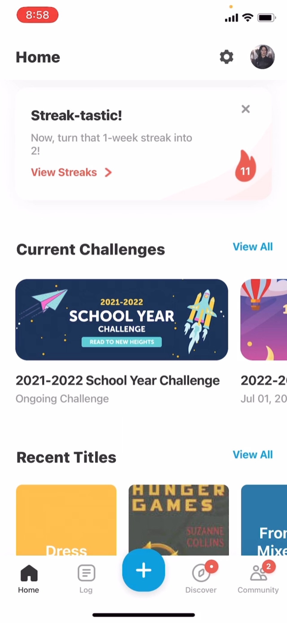 Beanstack Basics Mobile: How to log in to your school account and log your reading on the mobile app