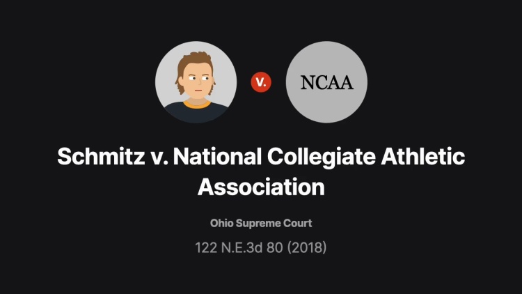 Schmitz v. National Collegiate Athletic Association