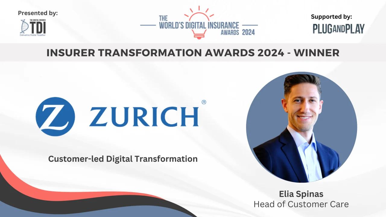 Insurer Transformation Global Awards 2024 Winner - Zurich