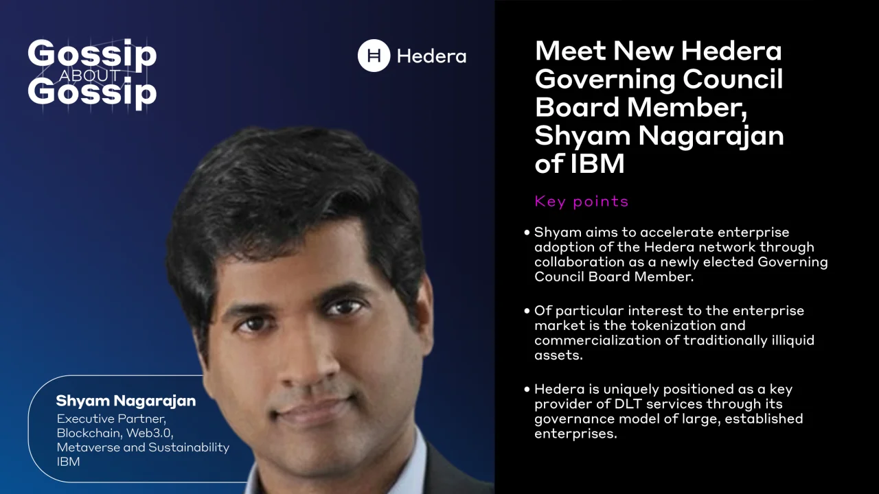 Gossip About Gossip: Meet the New Hedera Governing Council Board Member