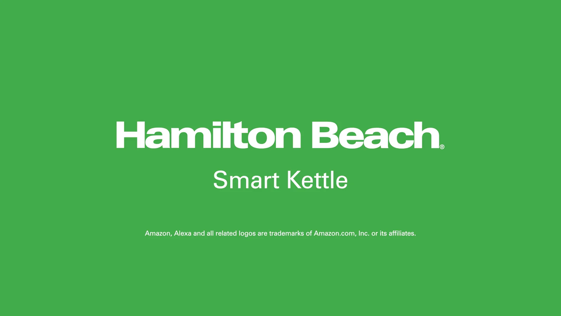 Hamilton Beach 1.7 Liter Smart Kettle, Stainless Steel - 41036