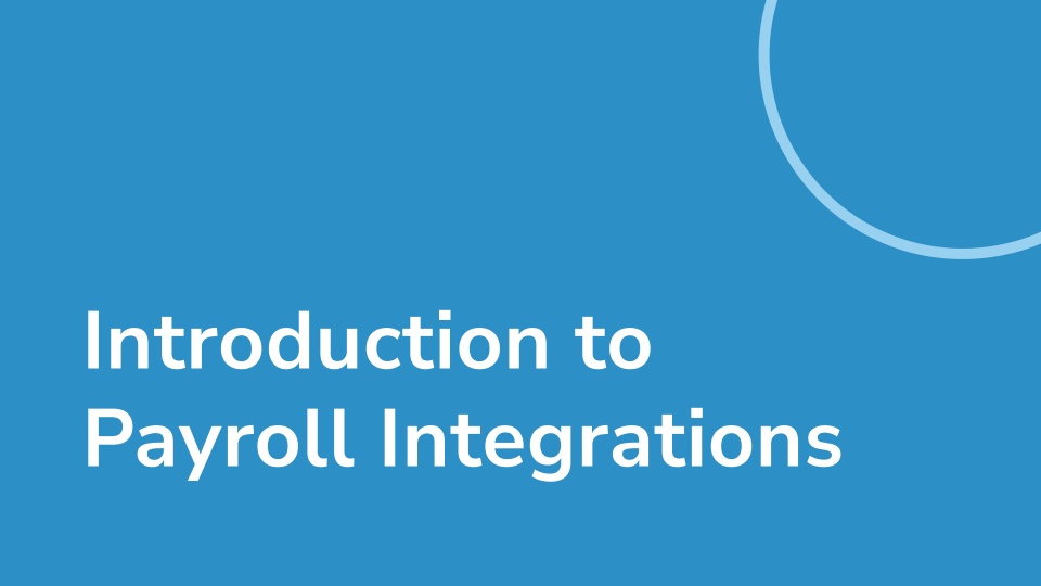 Introduction to Payroll Integrations (State Auto IRA)