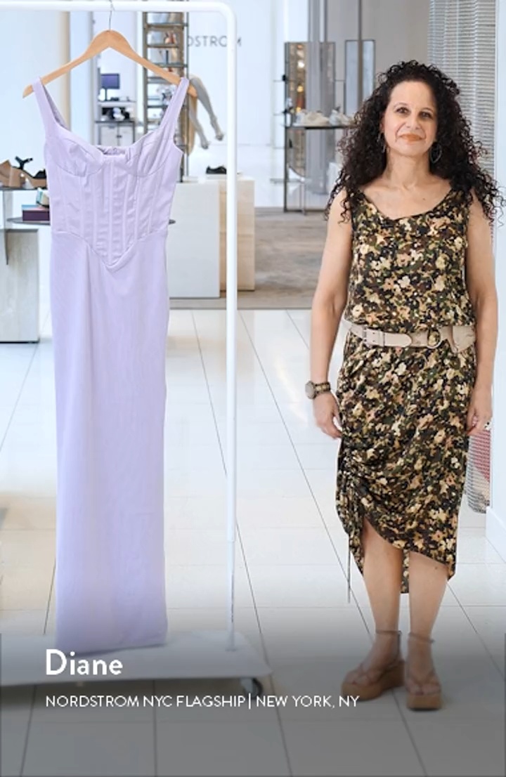 HOUSE OF CB Breeze Corset Gown | Nordstrom