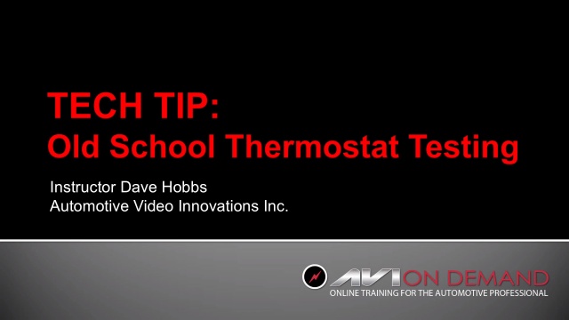 Old School Thermostat Testing [Tech Tip]