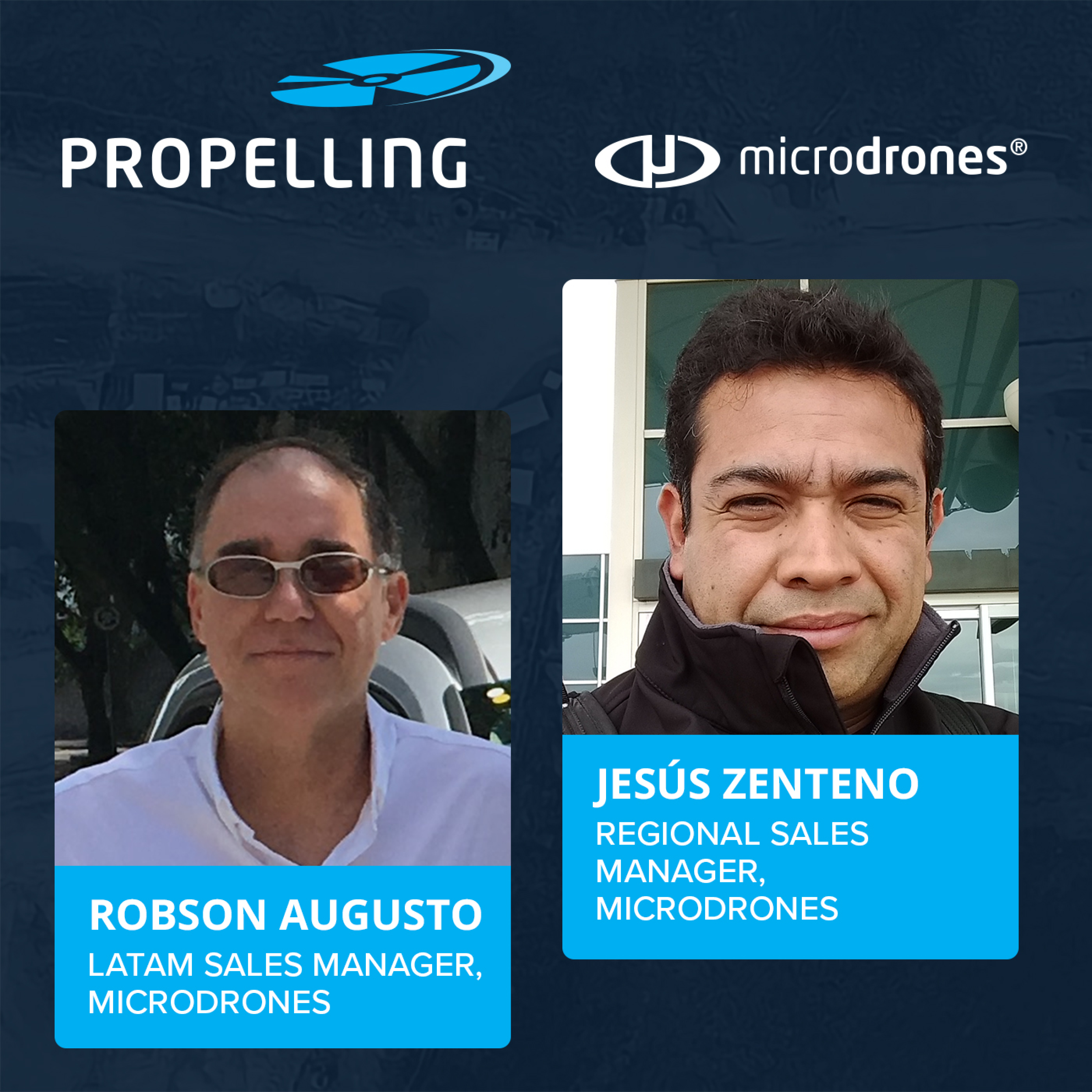 Propelling by Microdrones