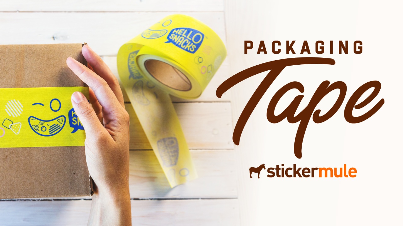 What is Water Activated Tape? Sticker Mule Canada