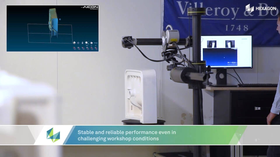 Flexible 3D scanning at the highest precision