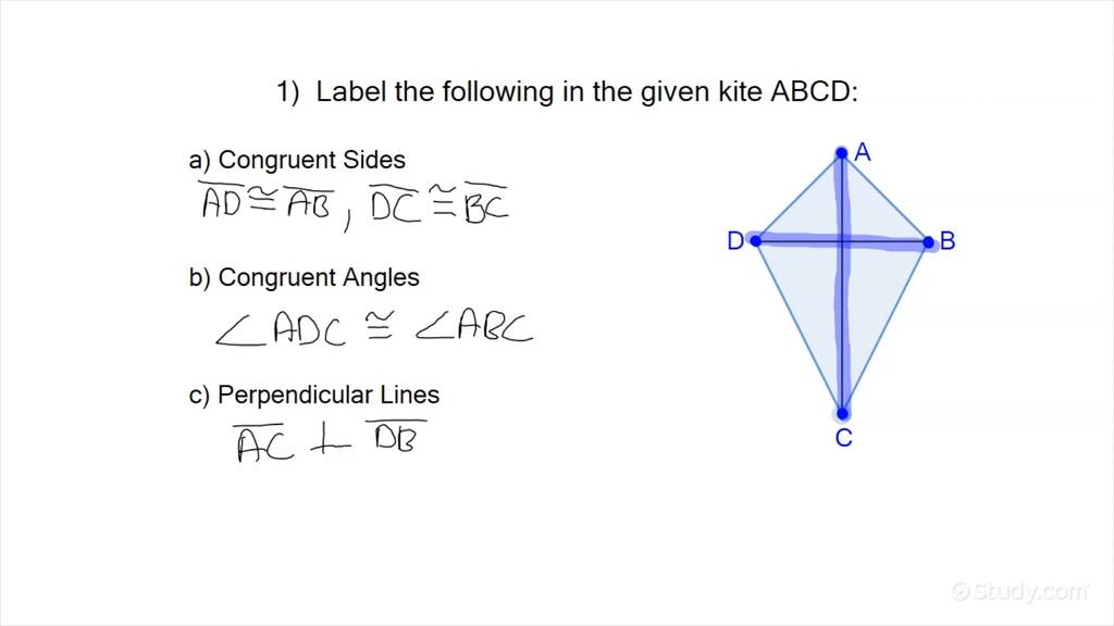 Identifying Properties Of Kites Geometry 7938