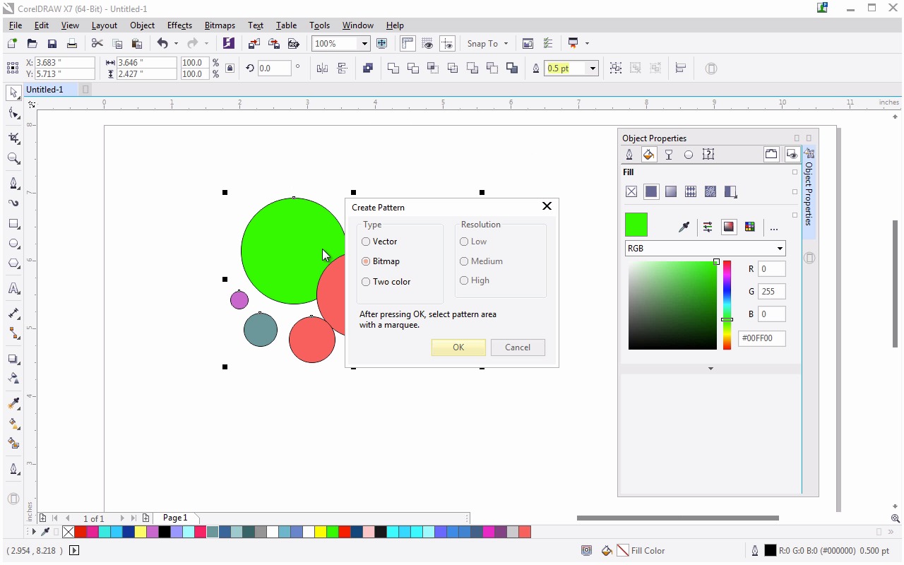 Getting Started With CorelDRAW - Creating Patterns