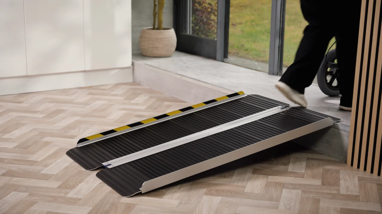 Portable Wheelchair Ramps For Homes 2pcs 3 7ft Wheelchair Ramp