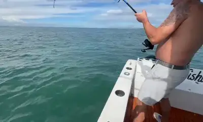 Vacation fishing with the family 