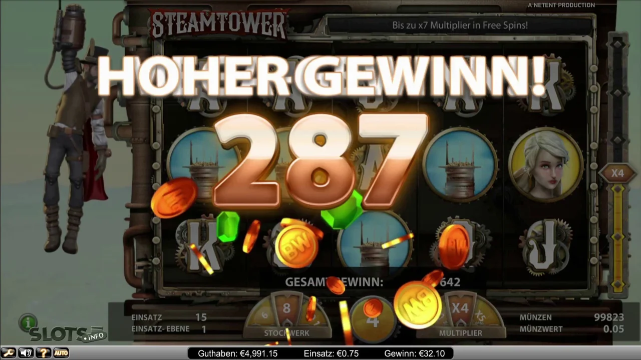 Steam Tower > Hier kostenlos spielen + Echtgeld-Tipp