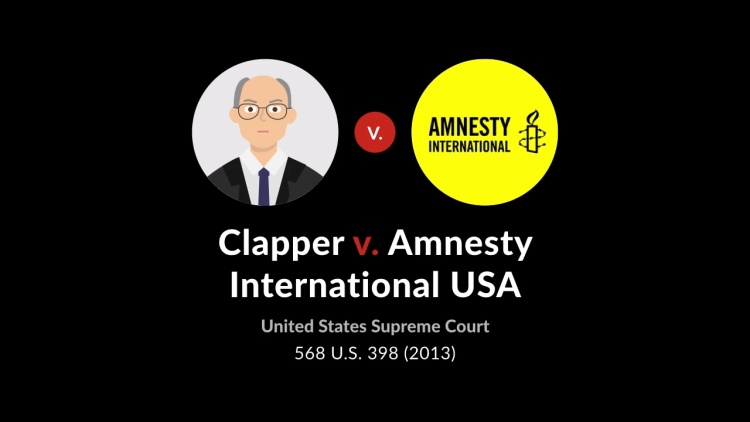 Clapper v. Amnesty International USA