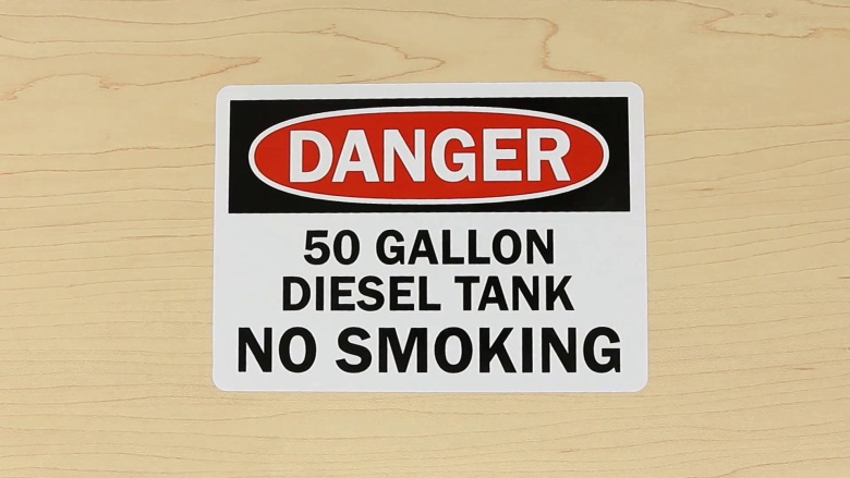Diesel Fuel Signs