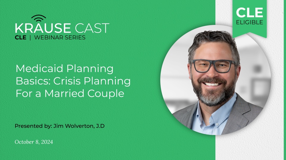 Medicaid Planning Basics: Crisis Planning for Married Couples