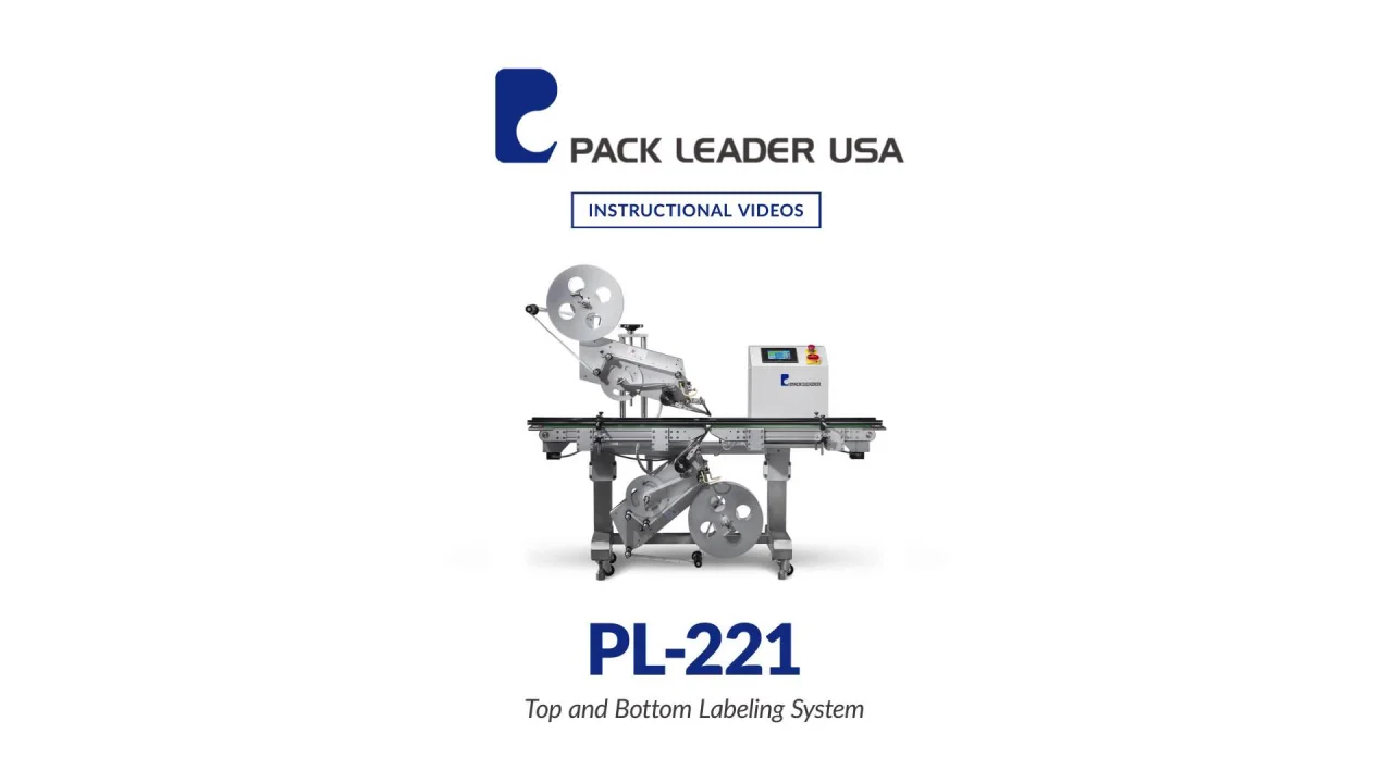 PackLeader PL-211CS Clamshell Label Applicator