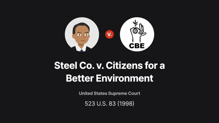 Steel Co. v. Citizens for a Better Environment