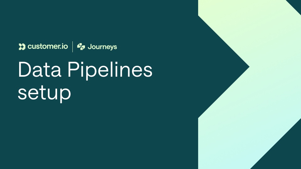 Here's a quick overview of the setup process for Data Pipelines. In this video, we're using the JavaScript source—our most popular and easy-to-use source.