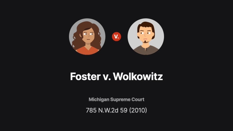 Foster v. Wolkowitz