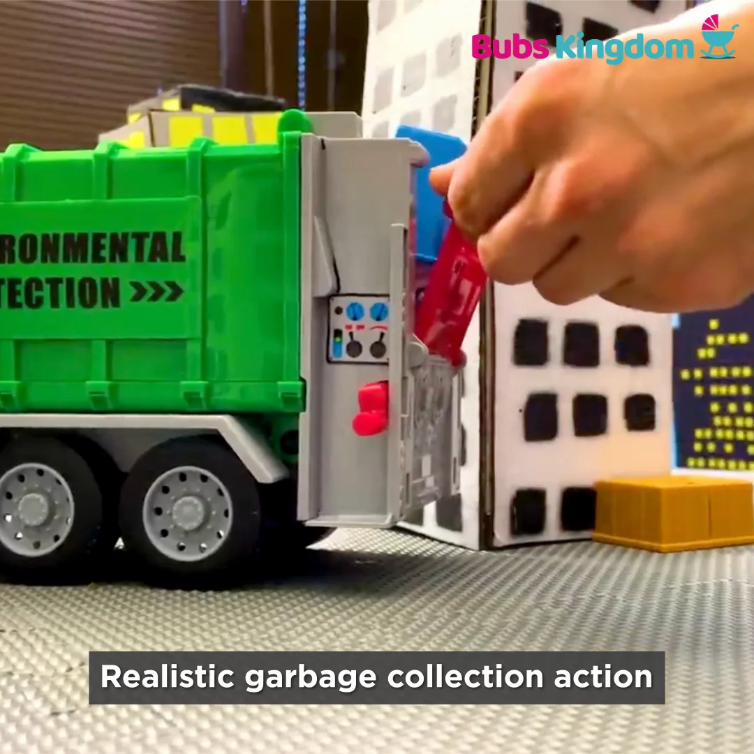 Recycling Simulator Garbage Truck Toy - Product demo