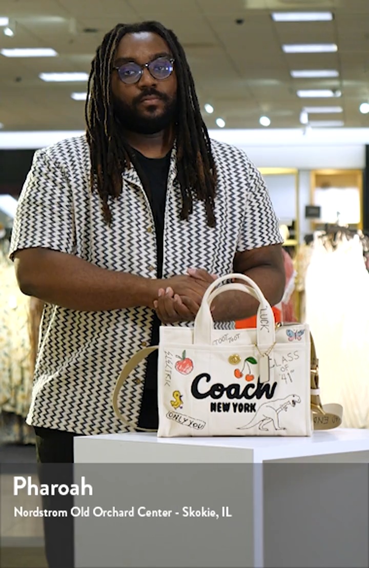 COACH Sketch Print Cotton Canvas Cargo Tote | Nordstrom