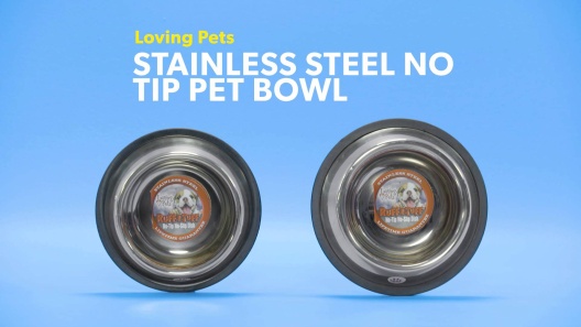 JOJOPEPE Stainless Steel Dog Bowls with Silicone Mat, Set of 2, Non-Skid, No-Spill Design, Rust-Resistant, Easy to Clean, Promotes Healthy Eating