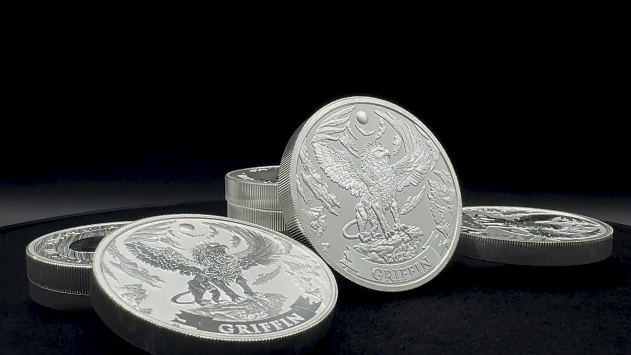 Mythical Creatures Griffin Silver Coin | American Hartford Gold