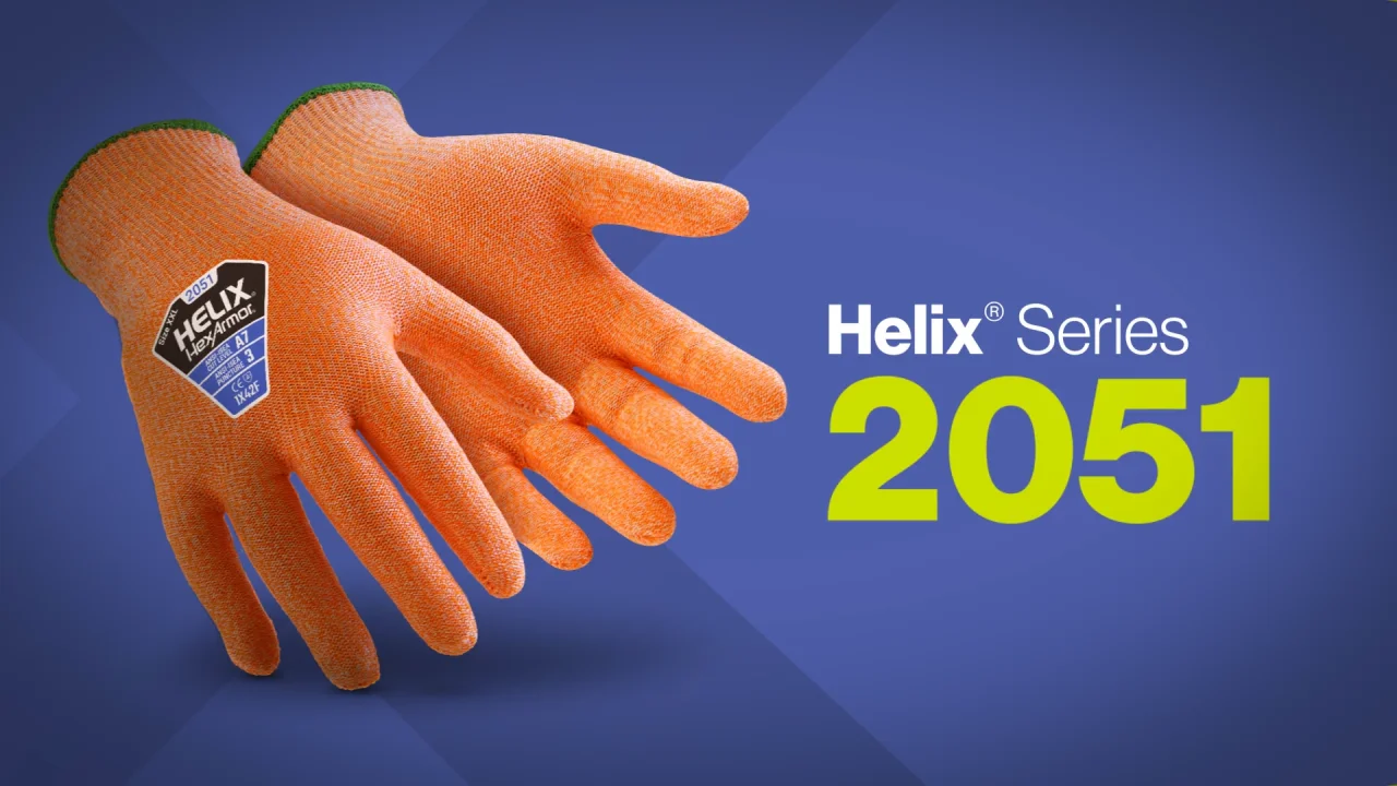 Helix 2051 - Food Safe Cut-Resistant Gloves - HexArmor