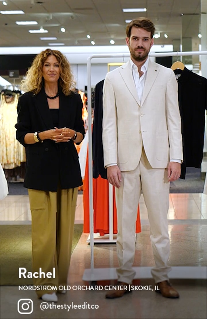 Morton Solid Unconstructed Wool Blend Suit