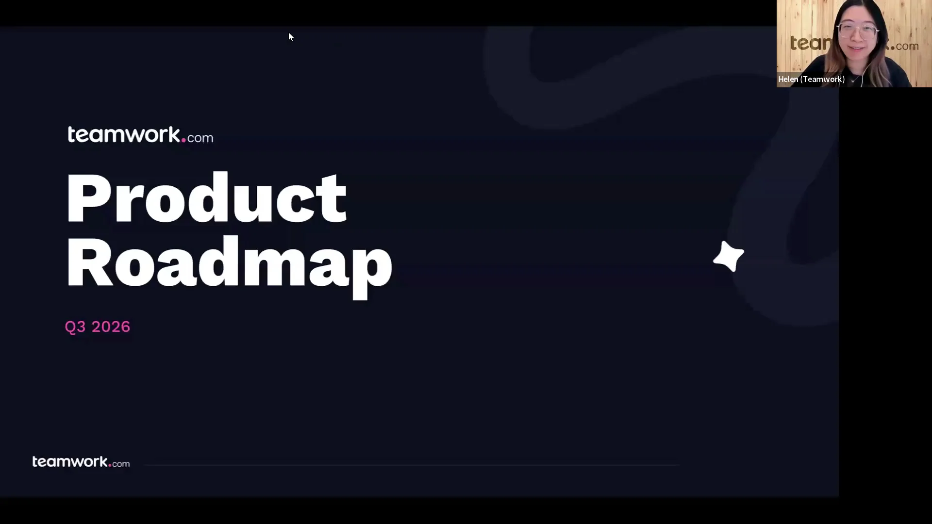 Thumbnail image for the video: TO USE - Teamwork.com Quarterly Product Roadmap Webinar - Q3 2026 - Jul 23, 2026 10:30 AM - 1h 2m