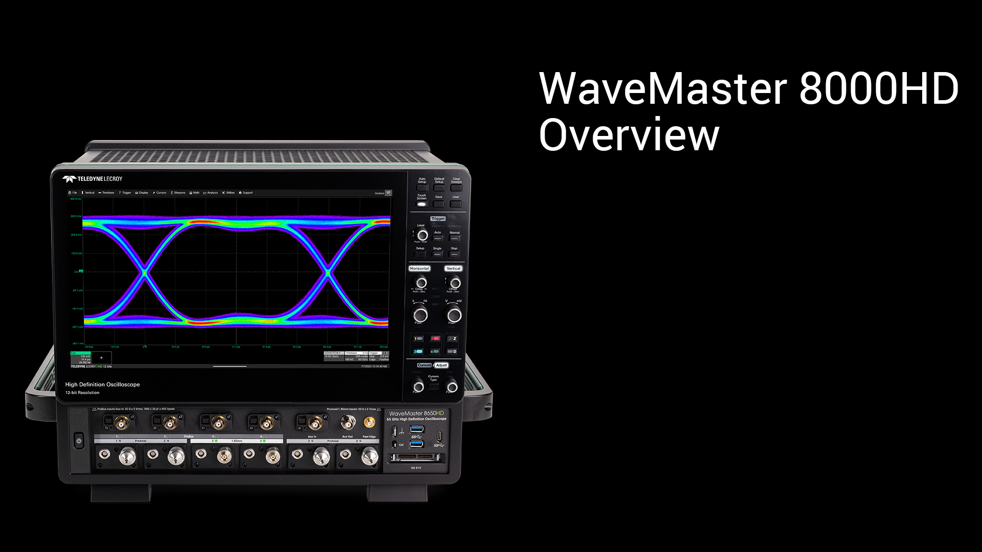 WaveMaster 8000HD Oscilloscope: Product Overview