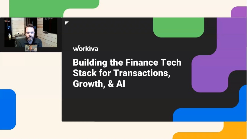 Building the Finance Tech Stack for Transactions, Growth, & AI | Workiva