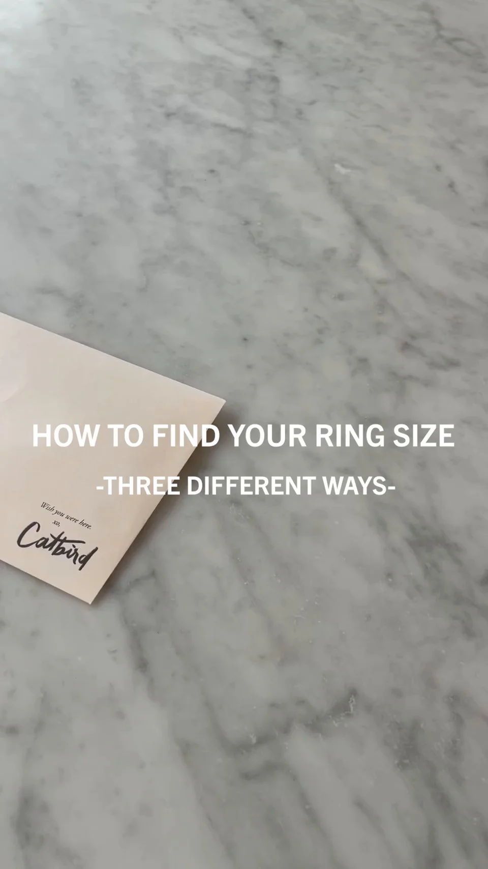 How to find your ring size