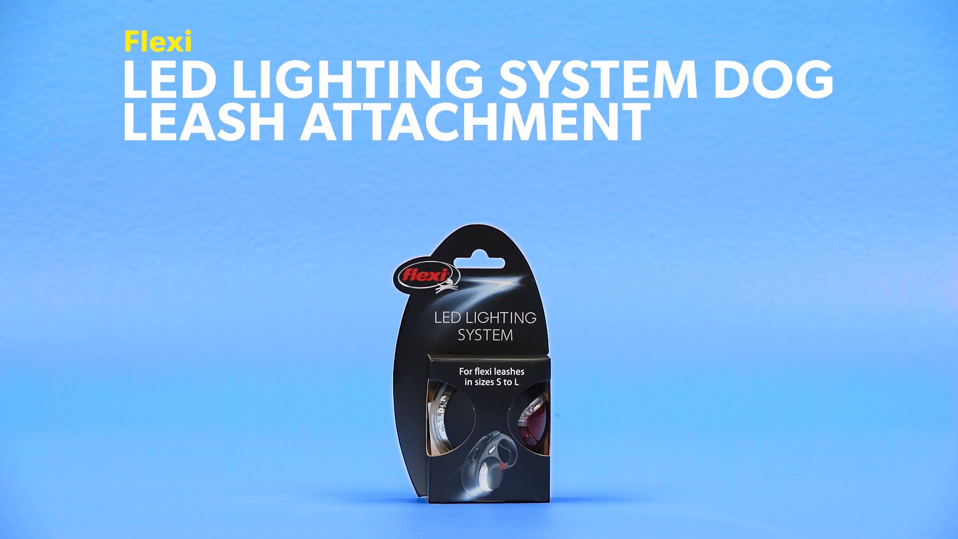 flexi led lighting system dog leash attachment