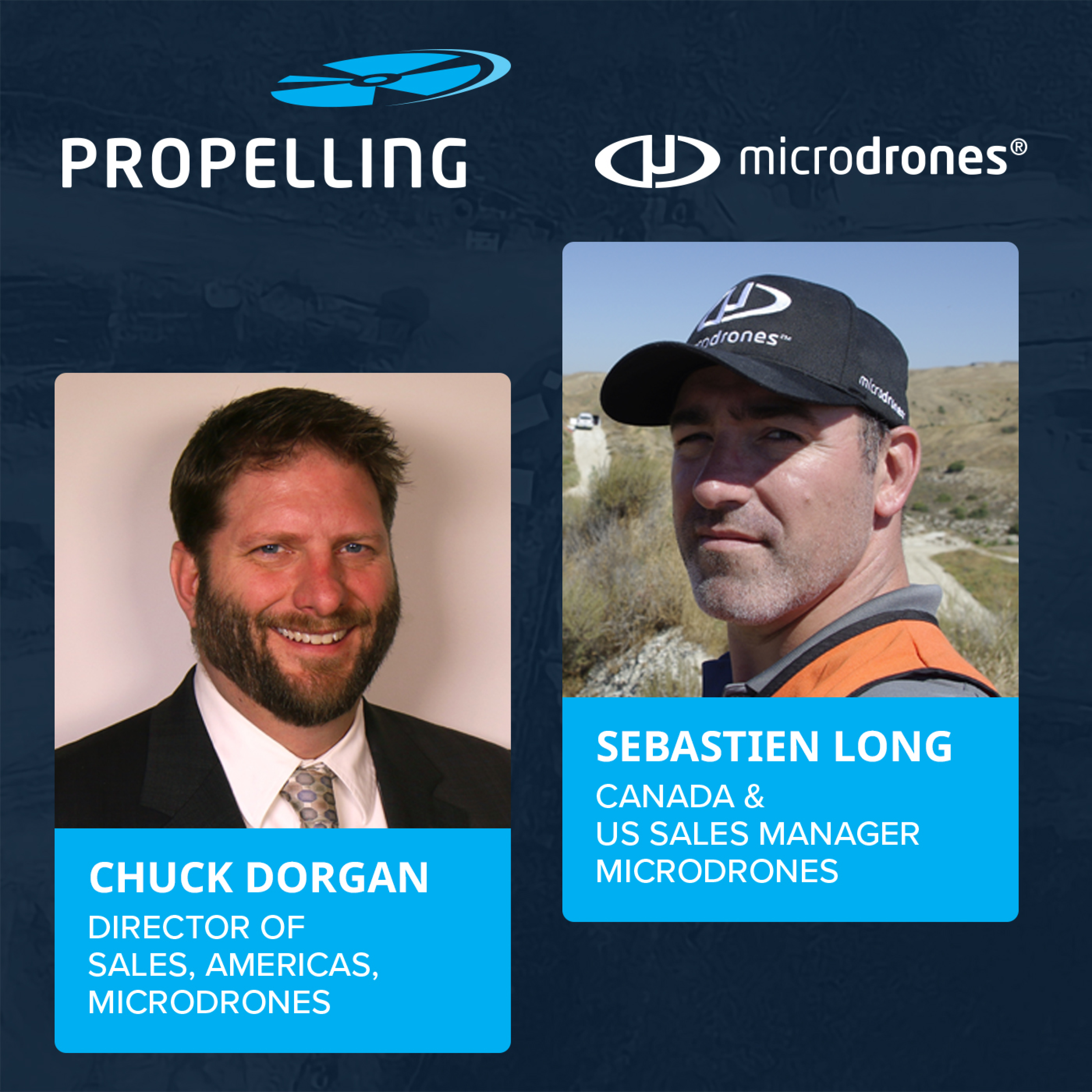 Propelling by Microdrones