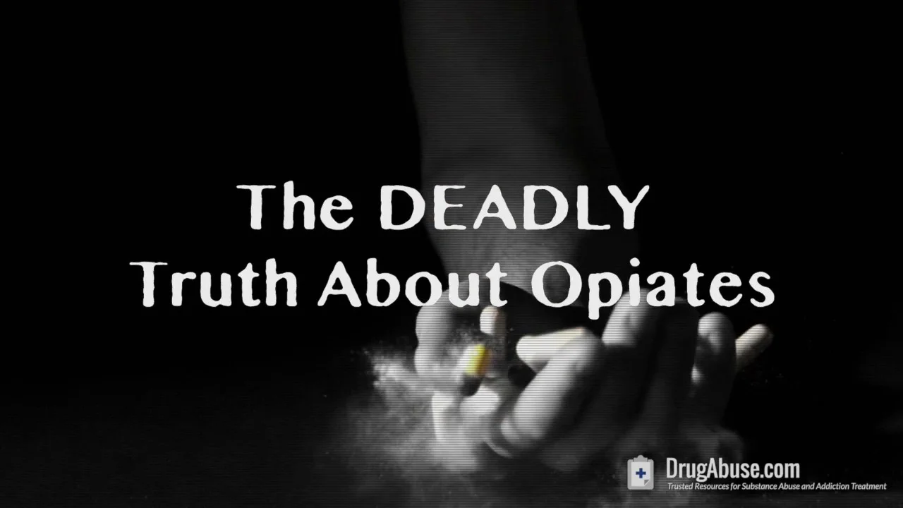The Deadly Truth About Opiates | DrugAbuse.com, image size:1280x720