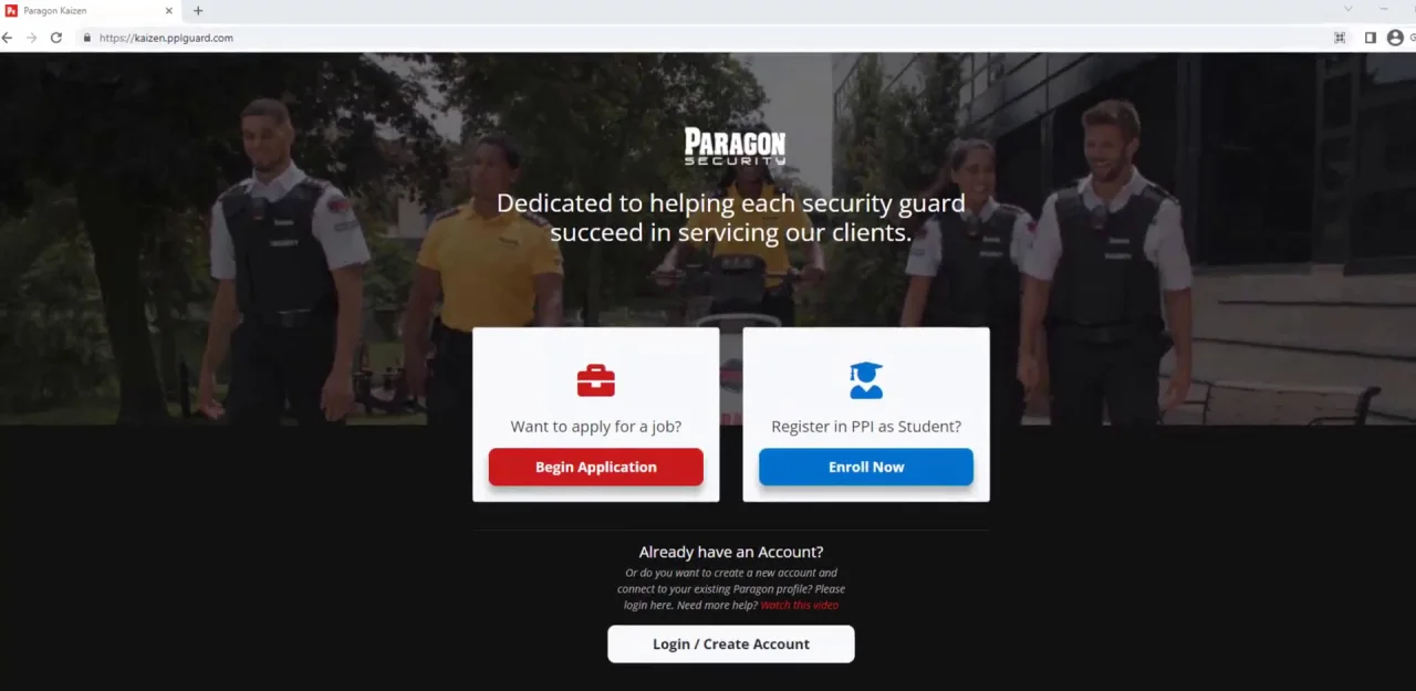 User Portal – Paragon Security