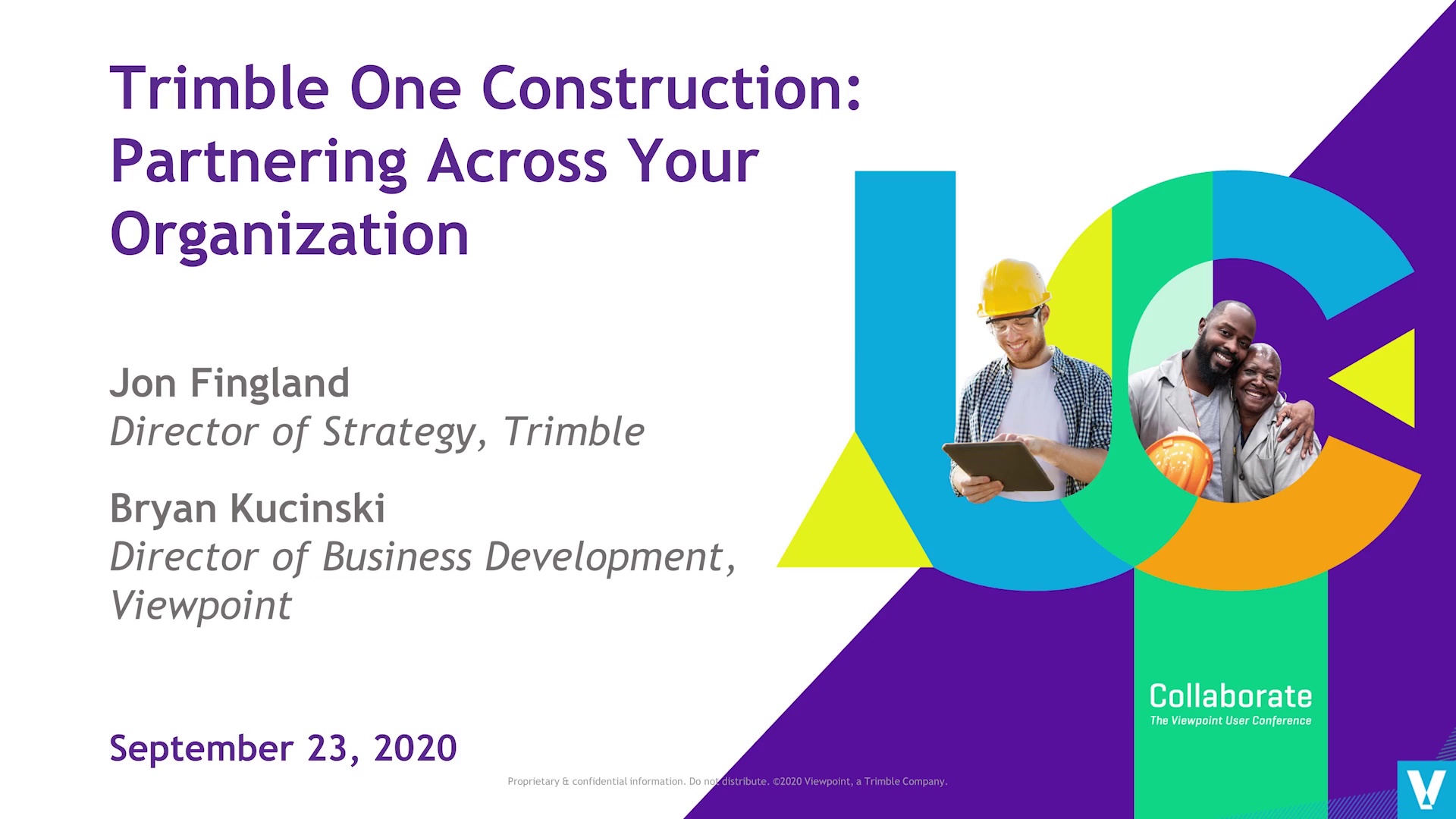 Trimble One Construction Partnering Across Every Point of Your Org