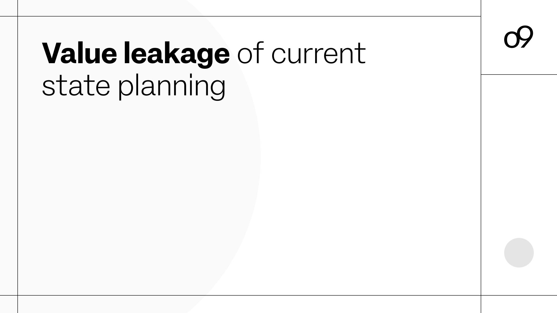 Value Leakage in Business Planning