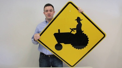 Tractor Symbol - Traffic Sign