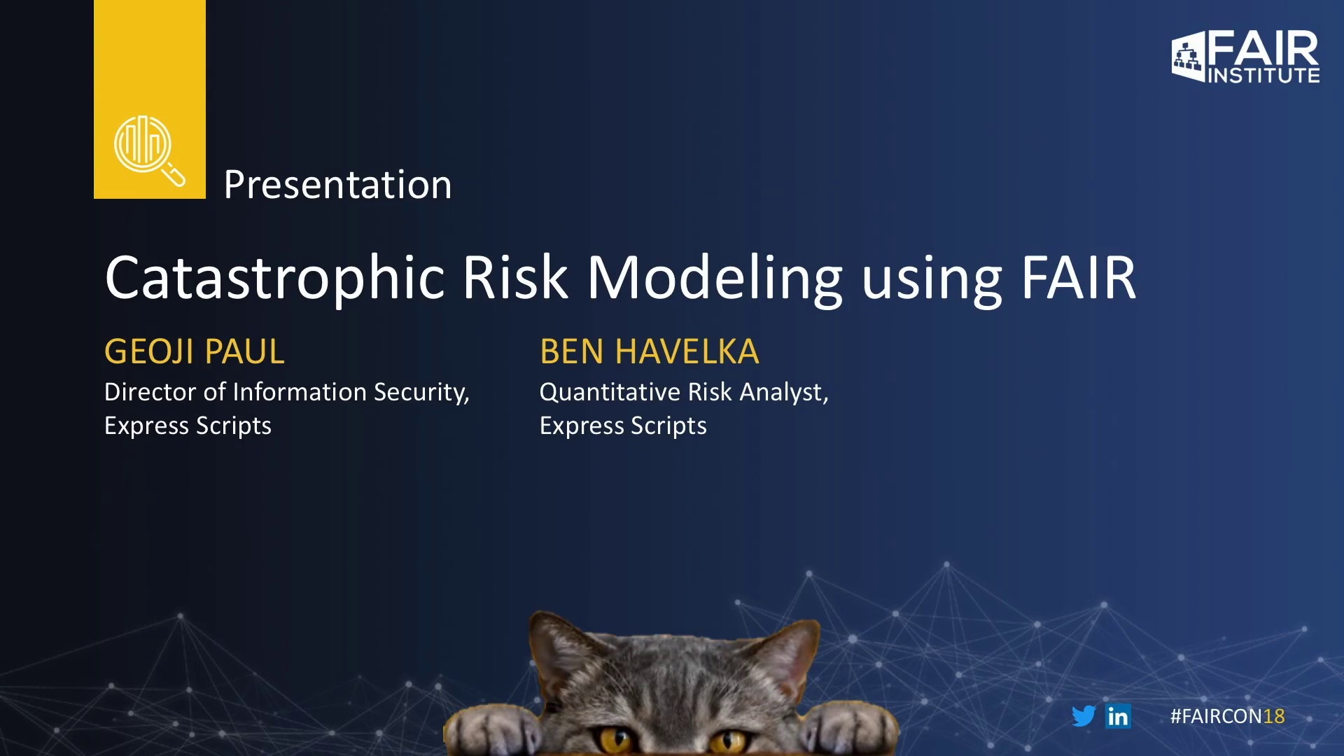 Presentation: Catastrophic Risk Modelling