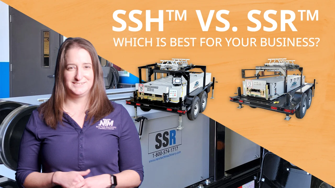 NTM SSH™ MultiPro vs. SSR™ MultiPro Jr. Roof Panel Machines