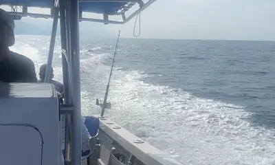 Awsome day out in ocean