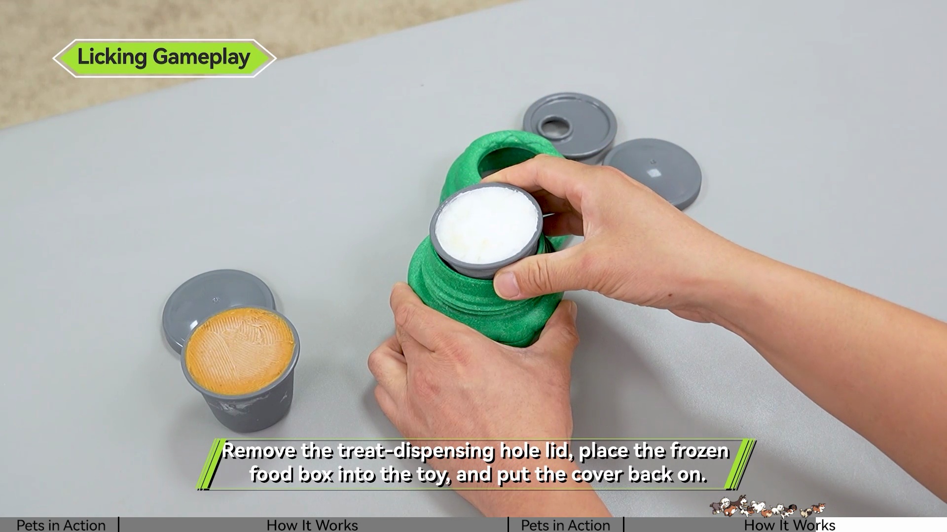 KADTC 3 in 1 Honey Jar Fillable Freeze Enrichment Dog Treat